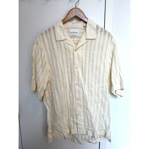 Armando Cabral x Todd Snyder Off White Tonal Stripe Shirt